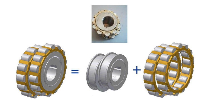 Bearings in cyclo gearbox
