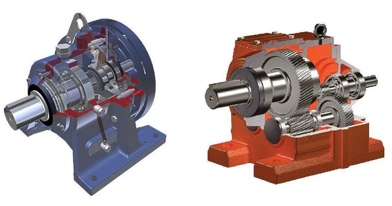 Comparison of helical and cyclo gearboxes