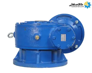 گیربکس سهند حلزونی MVF/FC سایز 130 فلنج دار نسبت تبدیل 20 ورودی 28