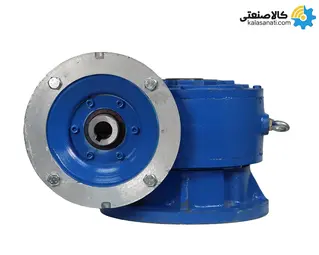 گیربکس سهند حلزونی MVF/FC سایز 130 فلنج دار نسبت تبدیل 20 ورودی 28