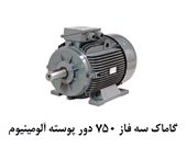 الکتروموتور گاماک 0.75KW سه فاز 750 دور