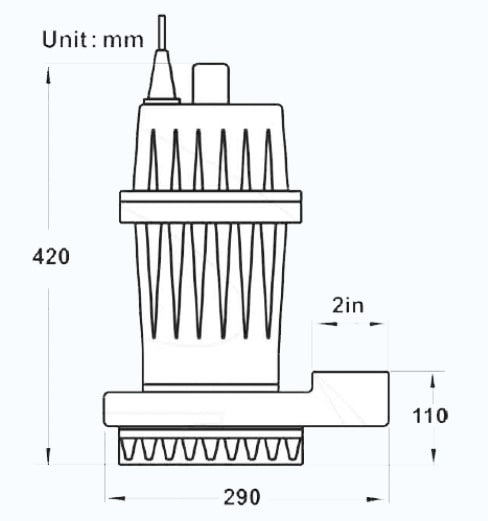 ابعاد کفکش اسپیکو مدل SI-23