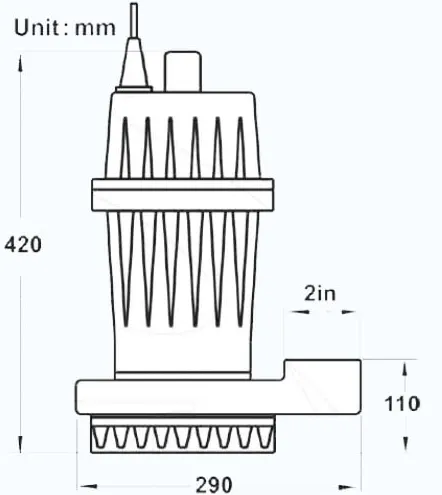 ابعاد کفکش اسپیکو مدل SI-23