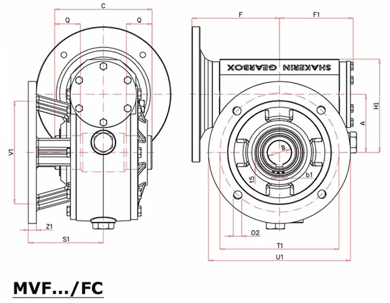 گیربکس ام وی اف شاکری صنعت سپاهان