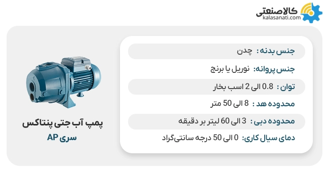 پمپ آب جتی پنتاکس سری ap