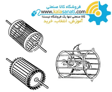 روتور قفس سنجابی