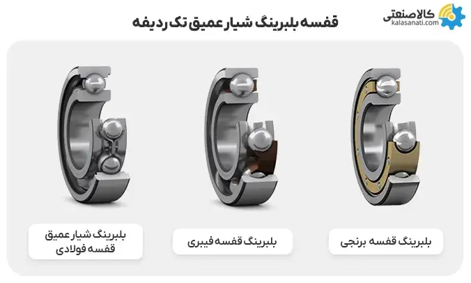 قفسه بلبرینگ شیار عمیق تک ریدفه