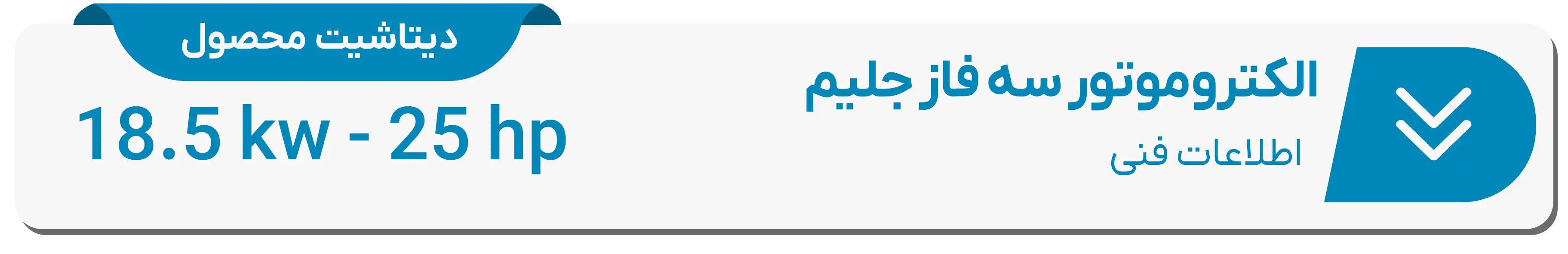  دیتاشیت فنی الکتروموتور جلیم 18.5(kw)-25(hp)