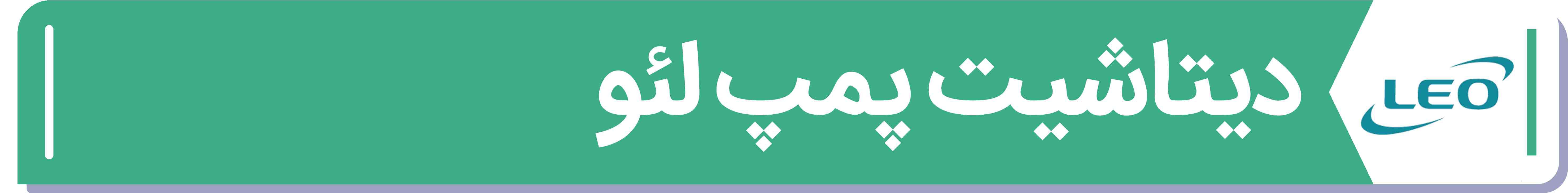 دیتا شیت و مشخصات فنی پمپ لئو