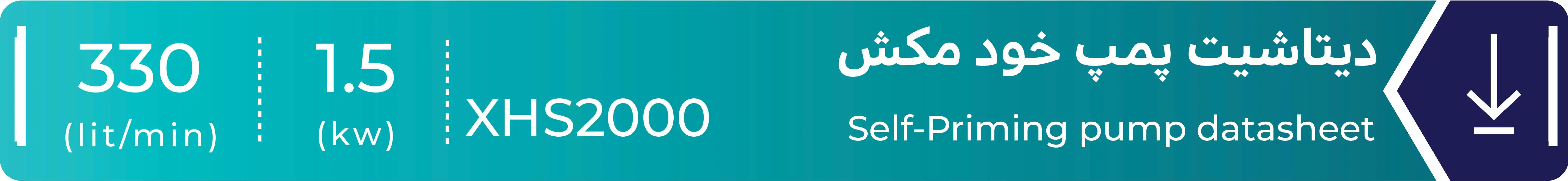 دیتاشیت پمپ خودمکش لئو مدل XHS2000