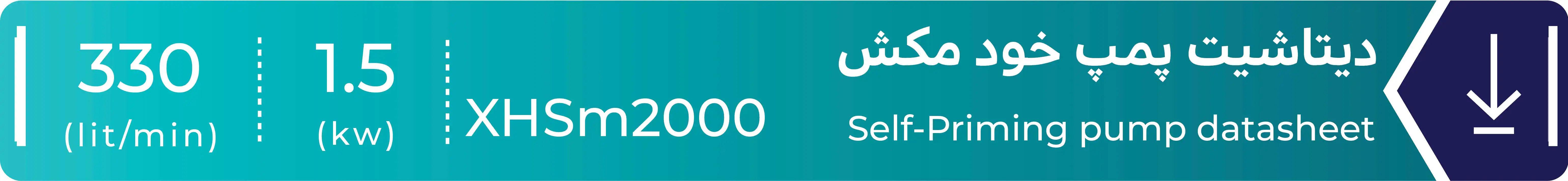 دیتاشیت پمپ خودمکش لئو مدلXHSm2000