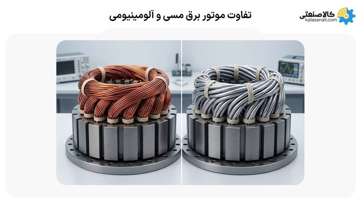 تفاوت موتور برق مسی و آلومینیومی
