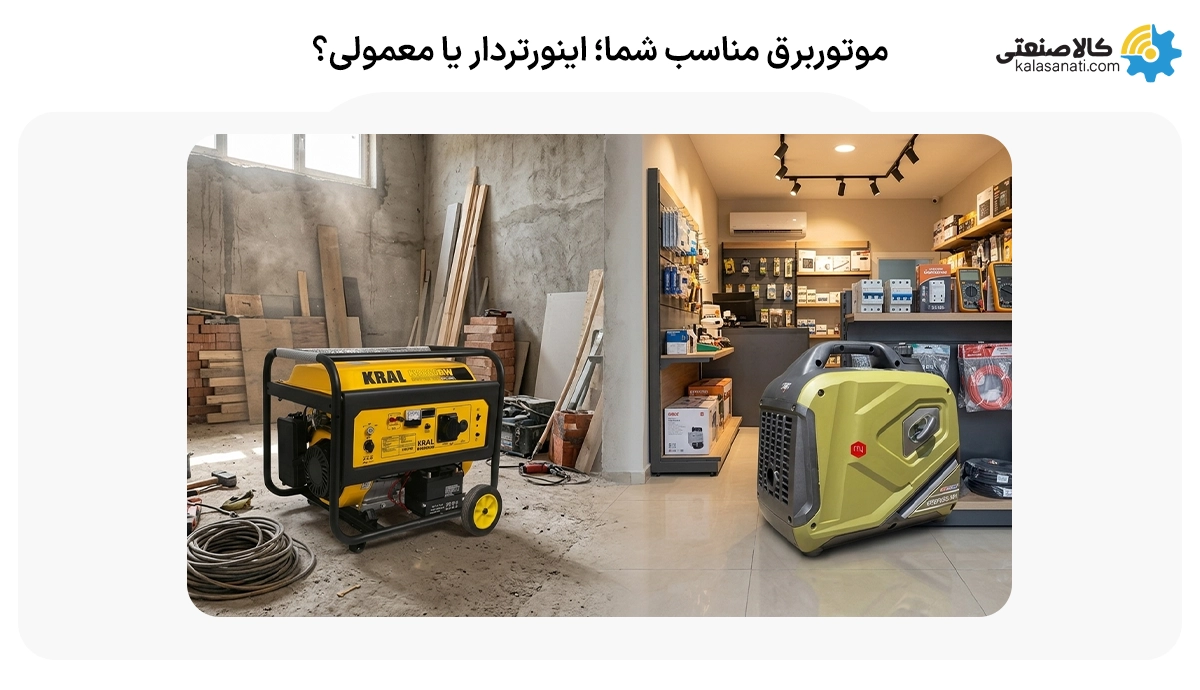 موتور برق مناسب شما اینورتردار یا معمولی؟