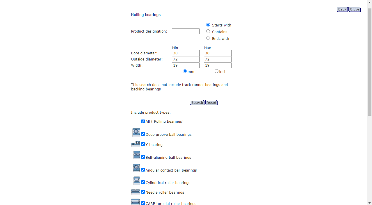 جستجو نرم افزار SKF