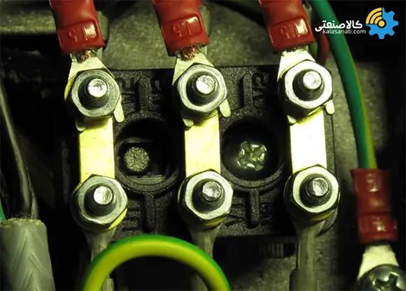 نحوه سربندی الکتروموتور سه فاز