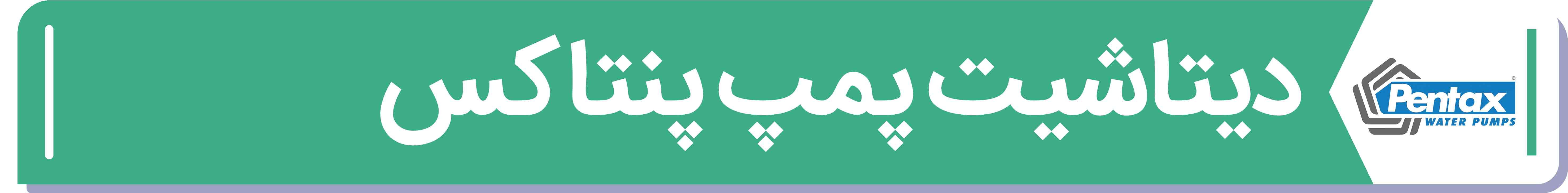دیتا شیت و مشخصات فنی پمپ پنتاکس