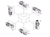 گیربکس بول هلیکال Bevel Helical Yilmaz ایلماز 1.1KW سری KR