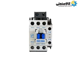 کنتاکتور پارس فانال 9 آمپر 4 کیلووات با بوبین 220VAC سری PFC-9