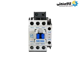 کنتاکتور پارس فانال 12 آمپر 5.5 کیلووات با بوبین 220VAC سری PFC-12