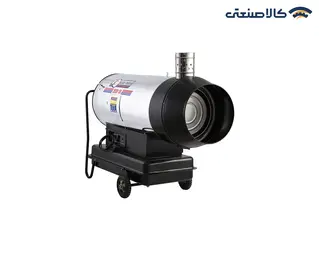 کوره‌ هوای‌ گرم دوگانه سوز دودکش دار دوموتوره‌ باکدار برند نیرو تهویه البرز 2EDB-120