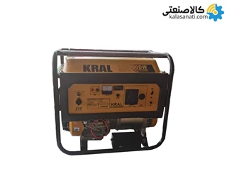 موتور برق بنزینی استارتی تکفاز 8.5 کیلووات کرال KRAL K15000DW