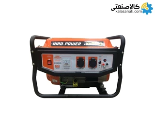 موتور برق بنزینی هندلی تکفاز 3.8 کیلووات هیرو پاور مدل KM8500