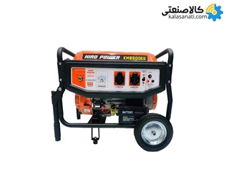 موتور برق بنزینی استارتی تکفاز 3.8 کیلووات هیرو پاور مدل KM8500E2