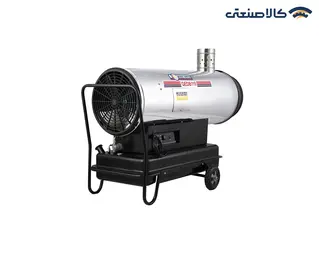 کوره هوای گرم دوگانه سوز دودکش دار باکدار برند نیرو تهویه البرز QEDB-110