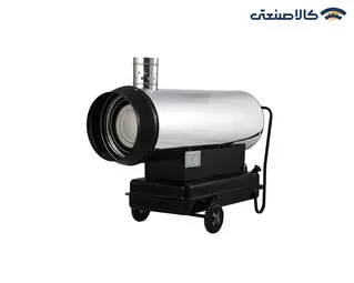 کوره هوای گرم گازوئیلی دودکش دار باکدار نیرو تهویه البرز  QELB-110