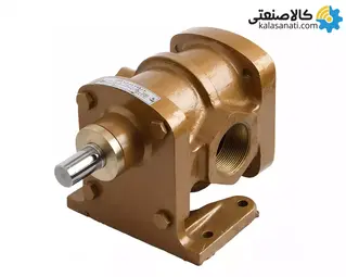 پمپ دنده استیل 1 و 1/4 اینچ با پوسته برنجی BTF4 ایران البرز