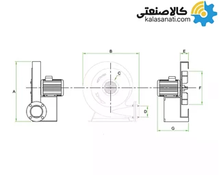 دمنده صنعتی 3000 دور ایرانی متحد