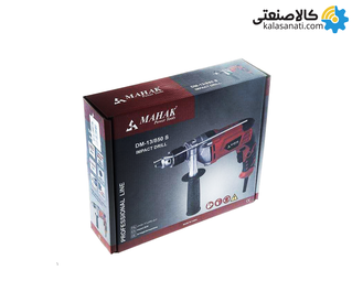 دریل چکشی 13 میلیمتر نیم گیربکسی دور متغیر محک DM-13/850S