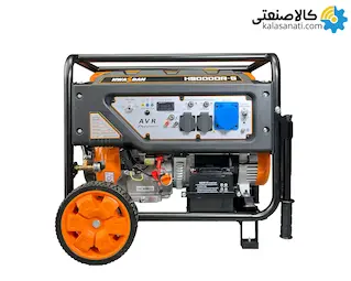 موتور برق دوگانه سوز استارتی تک فاز 7.7 کیلووات هواسدان H9000DR-G