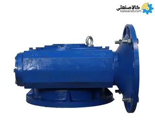 گیربکس سهند حلزونی MVF/FC سایز 185 فلنج دار نسبت تبدیل 24 ورودی 38