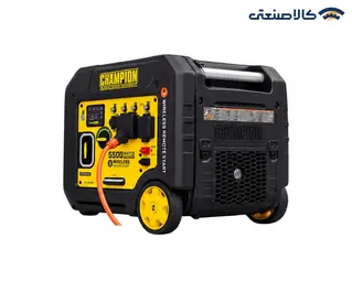 موتور برق دوگانه سوز استارتی تک فاز سایلنت اینورتری 6 کیلووات چمپیون 501534-UAE