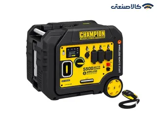 موتور برق دوگانه سوز استارتی تک فاز سایلنت اینورتری 6 کیلووات چمپیون 501534-UAE