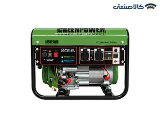 موتور برق گازسوز استارتی تک فاز 2.5 کیلووات گرین پاور CC3000-NG/LPG-ES