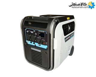 موتور برق بنزینی استارتی تک فاز سایلنت اینورتری 4 کیلووات لانسین GR4800is سفید