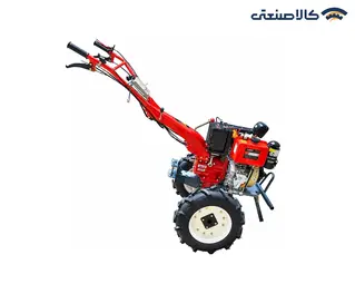 تیلر کولتیواتور دیزلی استارتی 10 اسب کاما مدل KDT910KE گلگیر قرمز