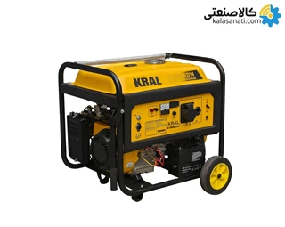 موتور برق بنزینی استارتی تکفاز 8.5 کیلووات کرال KRAL K15000DW