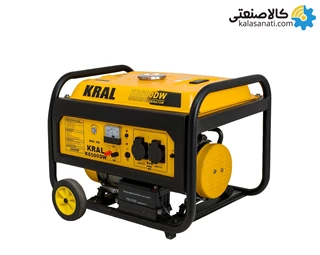 موتور برق بنزینی استارتی تکفاز 3 کیلووات کرال KRAL K6500DW