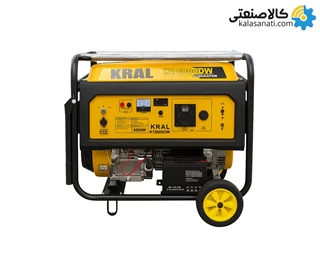 موتور برق بنزینی استارتی تکفاز 8.5 کیلووات کرال KRAL K15000DW