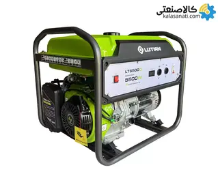 موتور برق بنزینی تک فاز 5.5 کیلووات لوتیان LT6500D