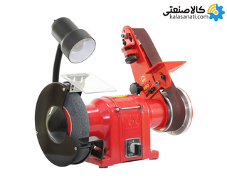 سنگ سنباده رومیزی چراغ دار محک 200 میلیمتر مدل GD-200/BDS
