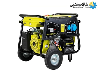 موتور برق بنزینی تکفاز 8.5 کیلووات پوتر مدل PT15000VES