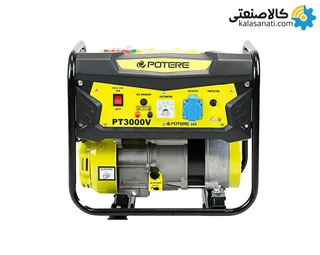موتور برق بنزینی تکفاز 1.2 کیلووات پوتر مدل PT3000V