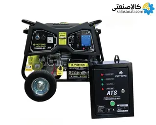 موتور برق بنزینی استارتی تک فاز 10.5 کیلووات پوتر PT23000VES+ATS