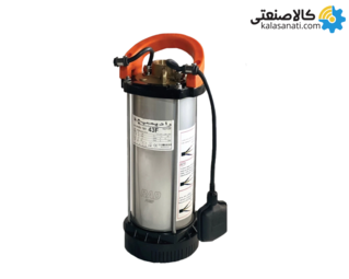 پمپ کفکش شناوری استیل 1 و 1/4 اینچ 94 متری تک فاز راد پمپ با قطر بدنه 181