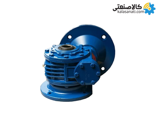 گیربکس سهند حلزونی MVF/FC سایز 86 فلنج دار نسبت تبدیل 80 ورودی 24 پوسته چدن