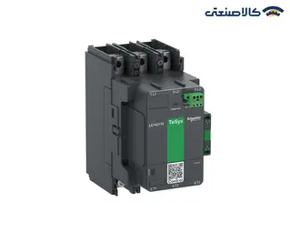 کنتاکتور اشنایدر 115 آمپر 55 کیلووات با بوبین 100 تا 250 ولت AC/DC سری LC1G115KUEN